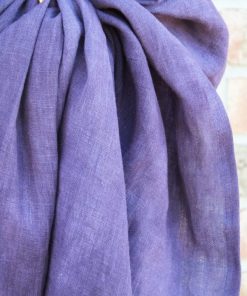 purple ring sling made of hemp wrapped