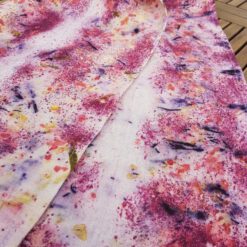 colorful neckerchief made of hand plant dyed