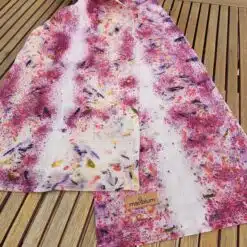 colorful neckerchief made of hand plant dyed