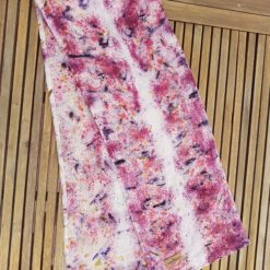 colorful neckerchief made of hand plant dyed
