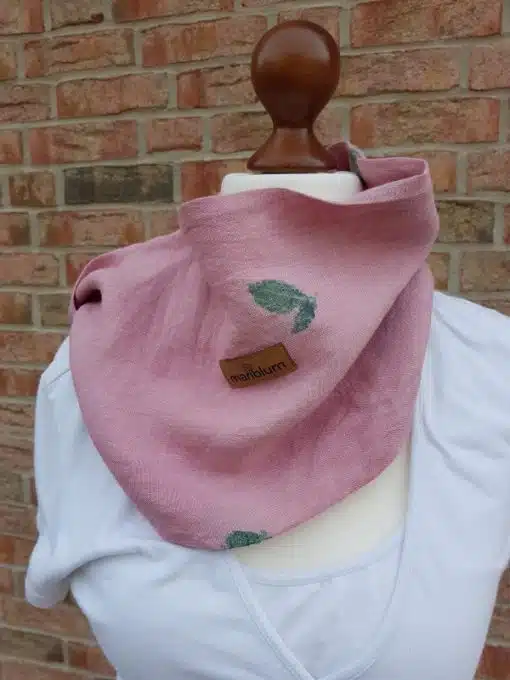 pink loop handmade made of hemp