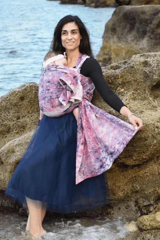 Baby in a Wrap during Rainy and Windy Weather