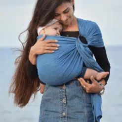 sky-blue-linen-organic-ring-sling-babywearing-consulant