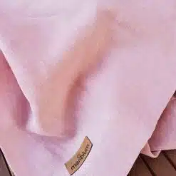 pink linen ring sling made of organic linen