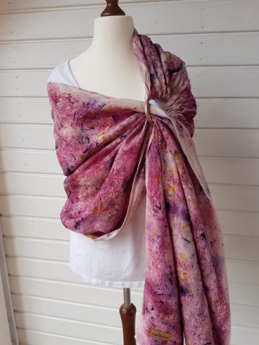 universe babywearing ring sling handmadeplant dyed