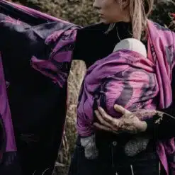 nero-rosa-cotone-bambino-fionda-elefante-bambino-corretto-portando-in-fionda