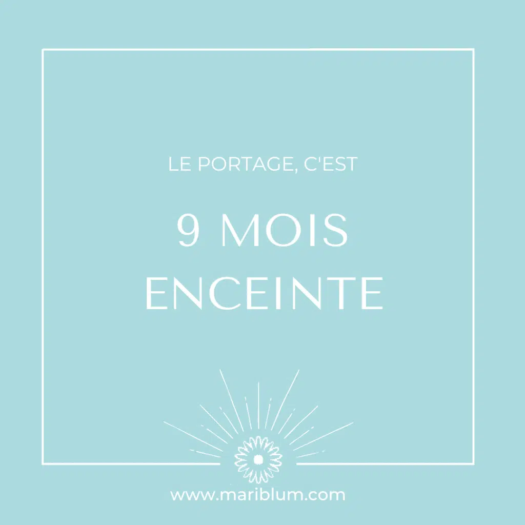 9 mois enceinte