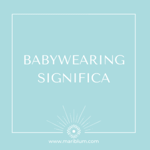 babywearing significa