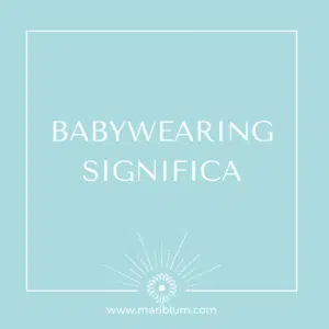 babywearing significa