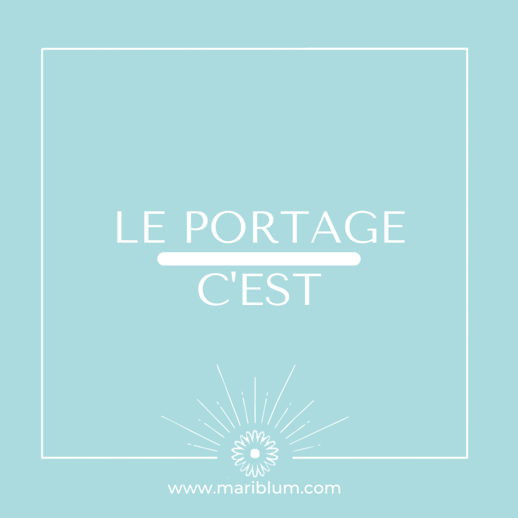le portage cest