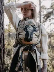 elefanten-tragetuch-gold-schwarz-aus baumwolle