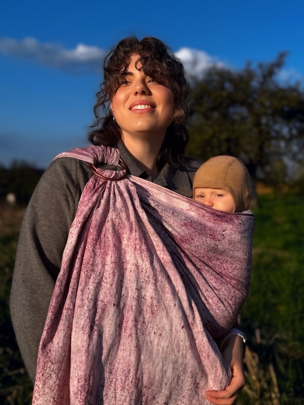 Champ de Lavande (Ring Sling en lin)