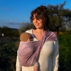 Alternative view of Lavendelfeld - Leinen (kbA) Ring Sling
