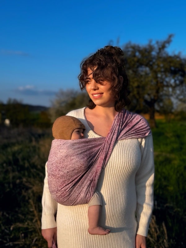 Champ de Lavande (Ring Sling en lin) – Image 2